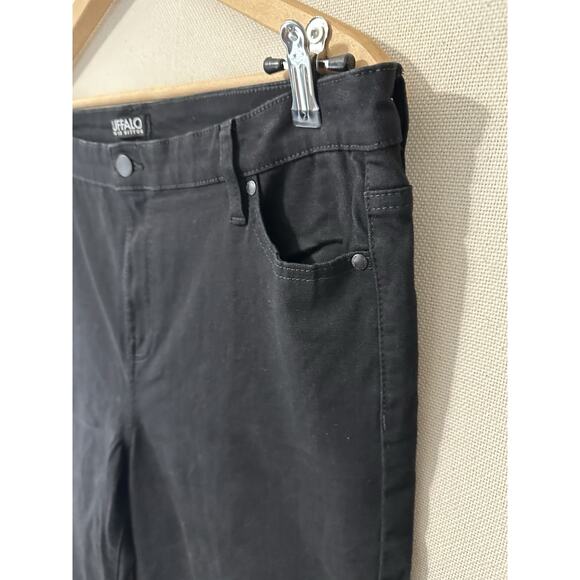 Buffalo David Bitton Black Pants Sz 16/36 Classic Preppy Closet Staple - Picture 4 of 16